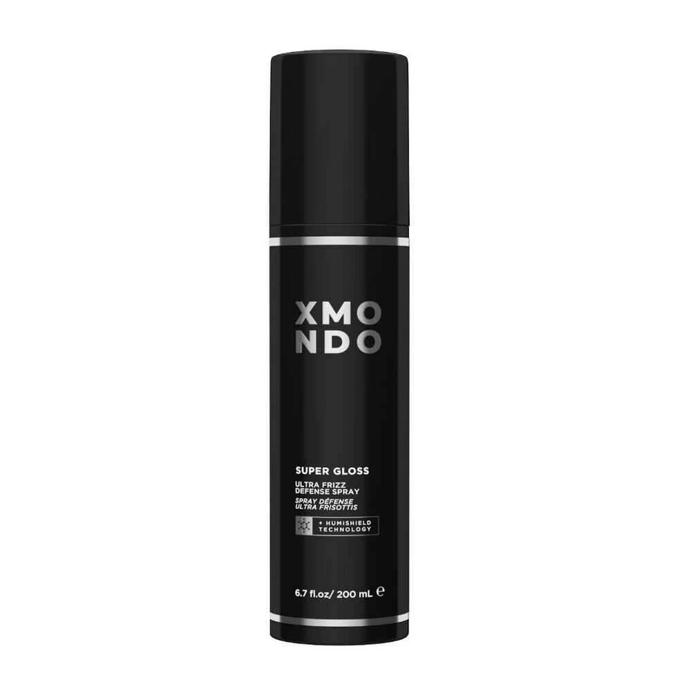 NWOT XMONDO Super Gloss Ultra Frizz Defense Hair Spray Black 6.7oz